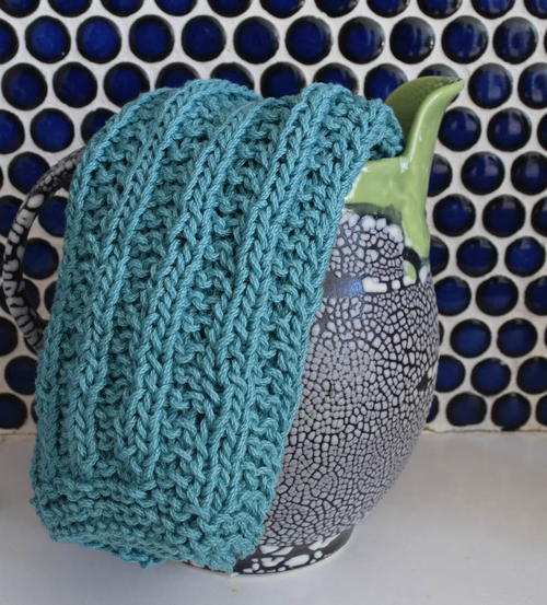 Garter Rib Stitch Dishcloth Garter Rib Stitch Dishcloth