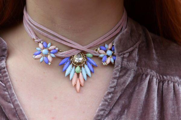 DIY Statement Suede Wrap BraceletChoker Necklace DIY Statement Suede Wrap Bracelet/Choker Necklace