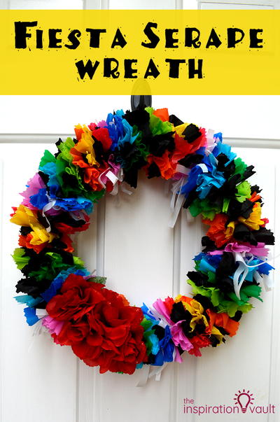 Fiesta Serape Wreath
