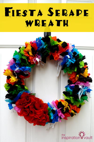 Fiesta Serape Wreath Fiesta Serape Wreath