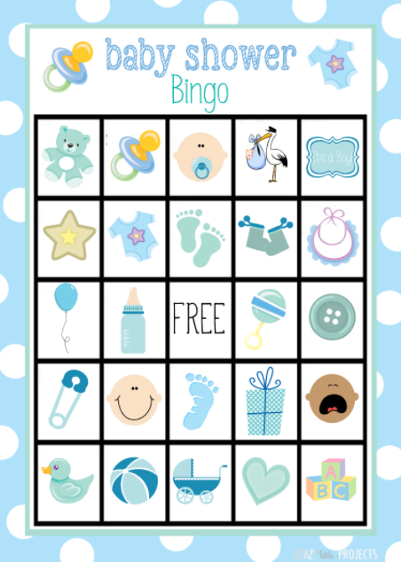Oh Baby Bingo Shower Game Oh Baby Bingo Shower Game