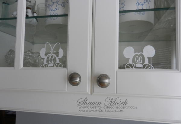 Minnie and Mickey Window Decals Minnie and Mickey Window Decals