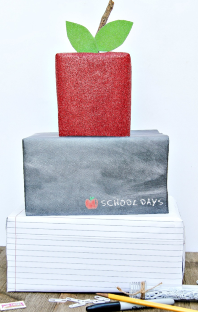 Back to School Tissue Box Cake Back to School Tissue Box Cake
