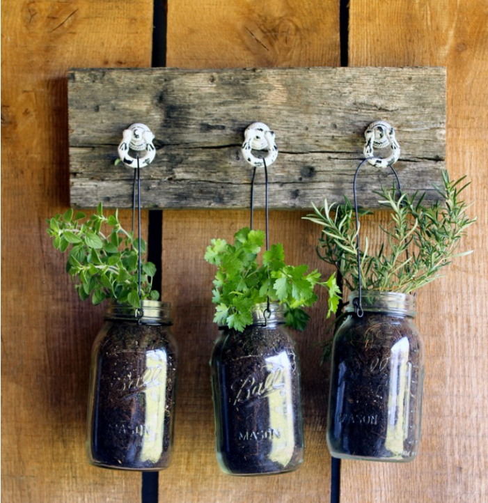 Diy Mason Jar Planter Diyideacenter Com