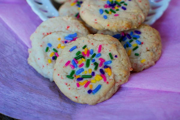 Cherry Chip Cake Mix Cookies with Sprinkles Cherry Chip Cake Mix Cookies with Sprinkles