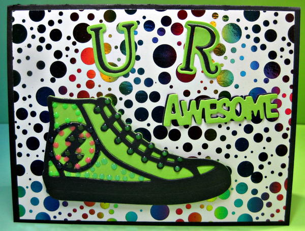 U R Awesome Foiled Guys Card U R Awesome Foiled Guys Card