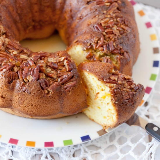 Lightened Rum Cake Lightened Rum Cake