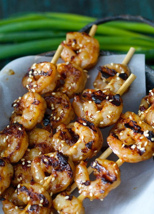 Sesame Shrimp Skewers Sesame Shrimp Skewers