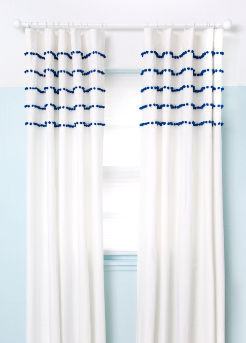 Poppin Pleated Pom Pom Curtains Poppin Pleated Pom Pom Curtains