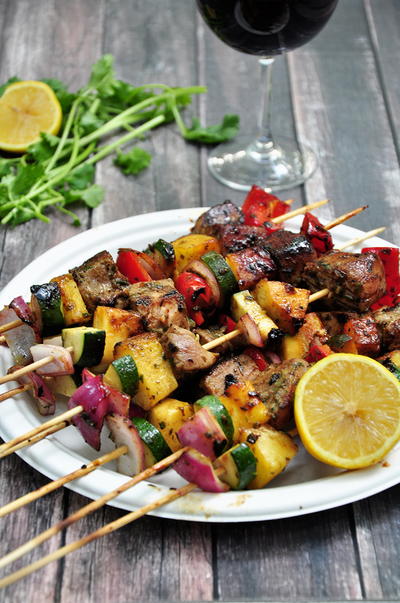 Grilled Tuna Kabobs Grilled Tuna Kabobs