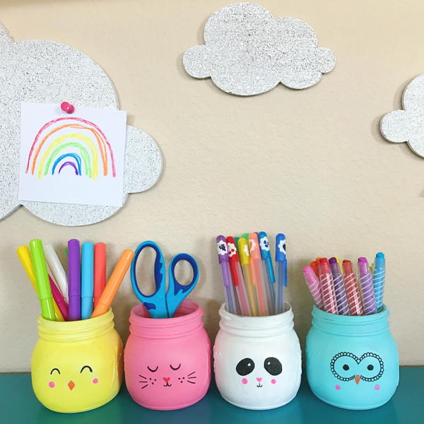 DIY Animal Themed Mason Jars DIY Animal Themed Mason Jars