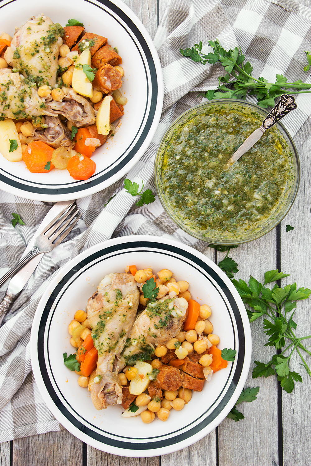 Spanish Chicken and Chickpea Stew