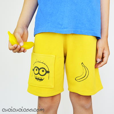 Old Pants into New Shorts for Kids
