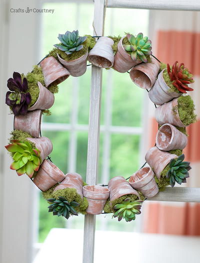 Succulent Summer DIY Wreath