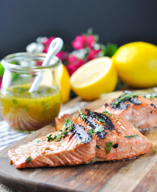 Garlic and Herb Salmon Marinade Garlic and Herb Salmon Marinade