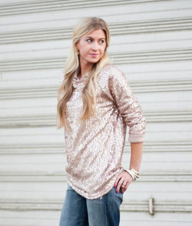 One Yard Sequined Sweatshirt One Yard Sequined Sweatshirt