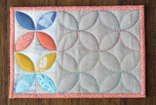 Orange Peel Mug Rug Orange Peel Mug Rug