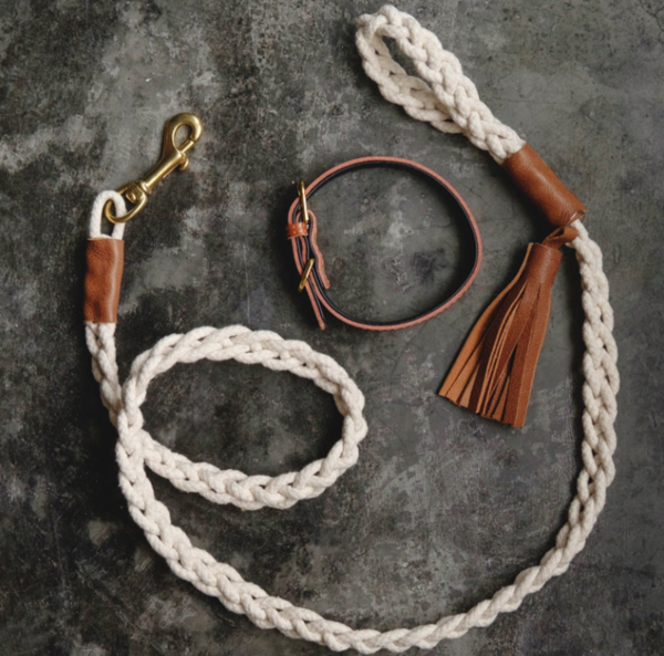 Canine-Approved Braided Rope Dog Leash Canine-Approved Braided Rope Dog Leash
