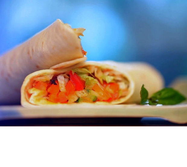 Healthy Vegetable Wrap Healthy Vegetable Wrap