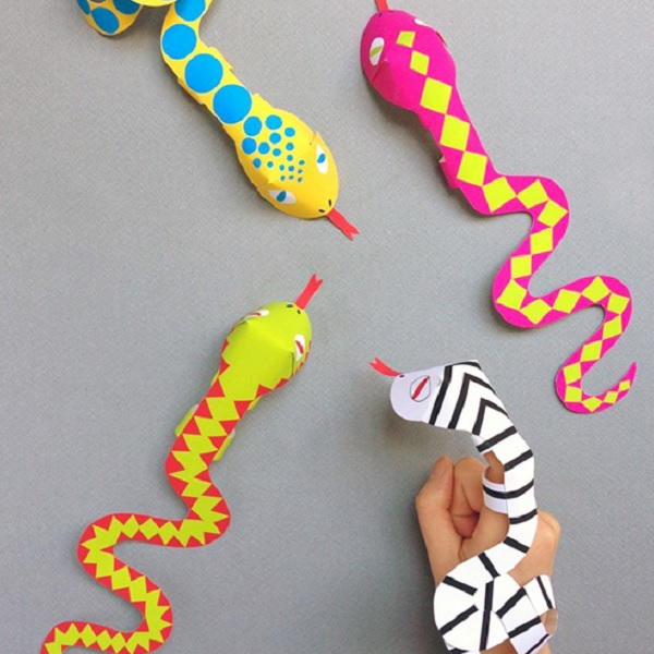 Slithering Snake Finger Puppets Slithering Snake Finger Puppets