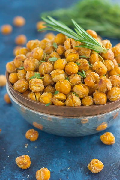 Roasted Parmesan Herb Chickpeas Roasted Parmesan Herb Chickpeas