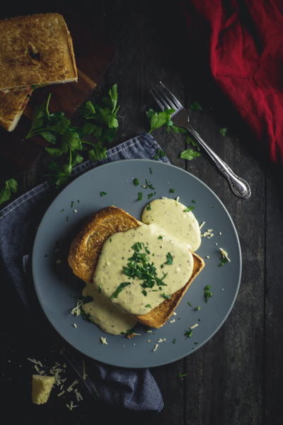 Four-Cheese Welsh Rarebit Four-Cheese Welsh Rarebit