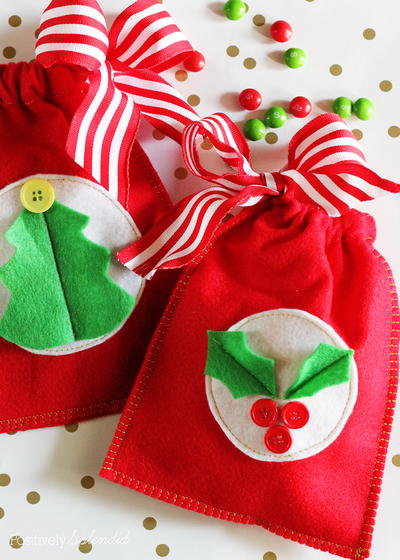 Cute Christmas DIY Gift Bag Cute Christmas DIY Gift Bag
