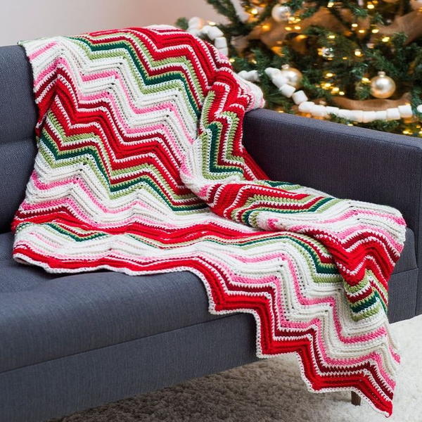 Ripples of Joy Crochet Throw