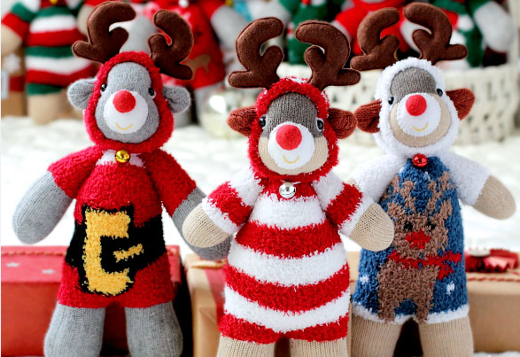 Sock Reindeer Stuffed Animal Sock Reindeer Stuffed Animal