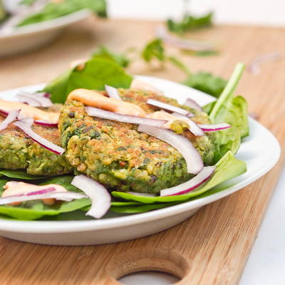 Cauliflower Chickpea Quinoa Fritters Cauliflower Chickpea Quinoa Fritters