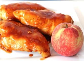 Three-Ingredient Peach Chipotle Chicken Three-Ingredient Peach Chipotle Chicken