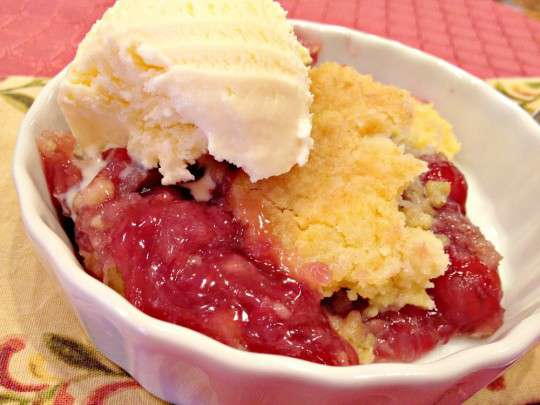 Church Ladys Cherry Dump Cake Cobbler Church Ladys Cherry Dump Cake Cobbler