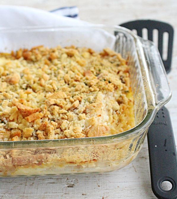 Dump and Bake Swiss Chicken Casserole Dump and Bake Swiss Chicken Casserole