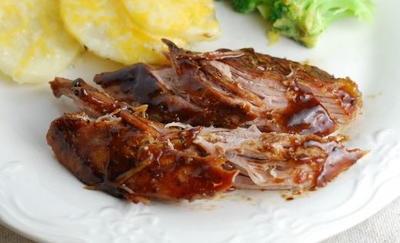 Sticky Slow Cooker BBQ Pork Ribs