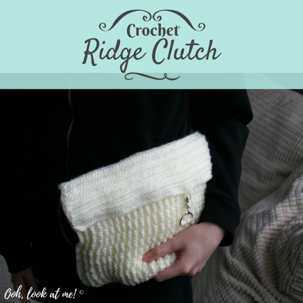 Crochet Ridge Clutch Crochet Ridge Clutch