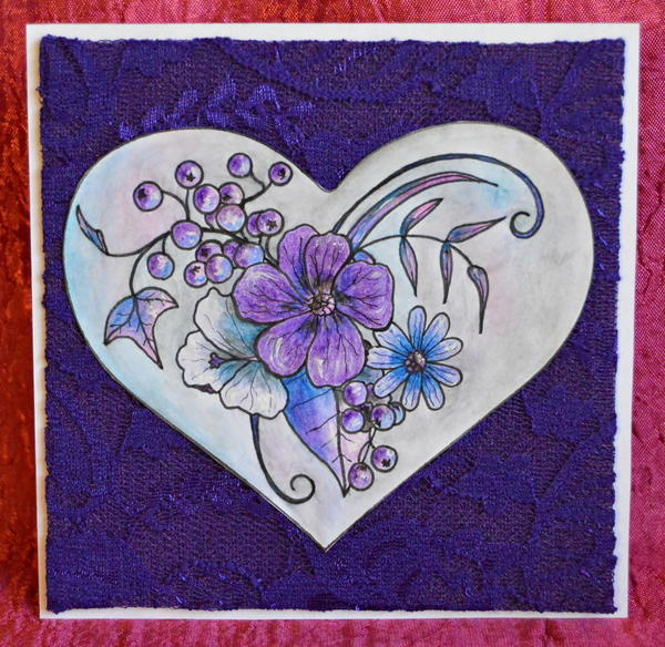 Purple Heart All Purpose Greeting Card Purple Heart All Purpose Greeting Card