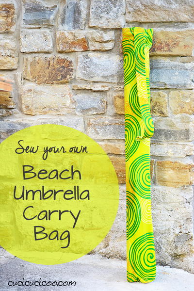 DIY Beach Umbrella Carry Bag with Shoulder Strap DIY Beach Umbrella Carry Bag with Shoulder Strap