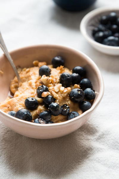 Blueberry Polenta Porridge Blueberry Polenta Porridge