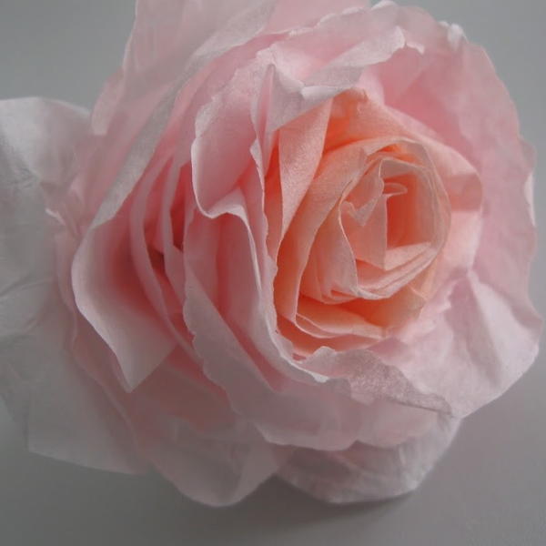 Completely Incredible Coffee Filter Roses Completely Incredible Coffee Filter Roses