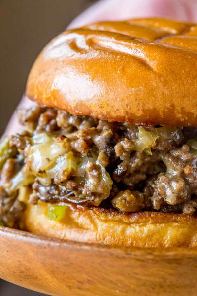 Cheese Steak Sloppy Joes