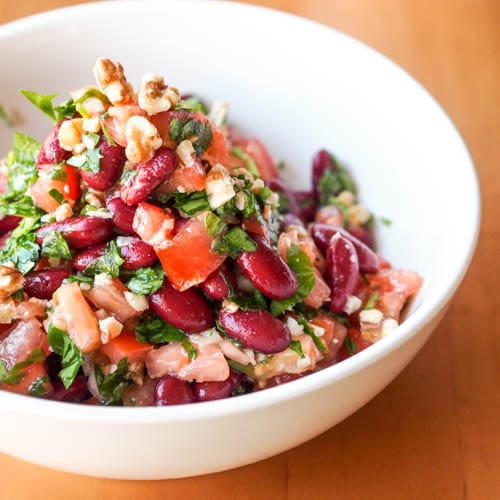 Tomato Kidney Beans and Parsley Salad Tomato Kidney Beans and Parsley Salad