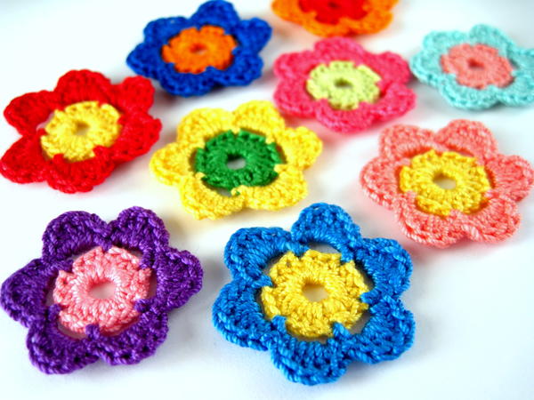 Easy Crochet Summer Flowers Easy Crochet Summer Flowers
