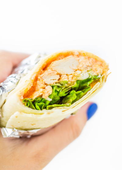 Healthy Buffalo Chicken Wrap Healthy Buffalo Chicken Wrap