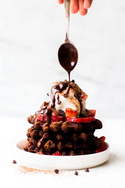 Brownie Waffle Ice Cream Sundae Brownie Waffle Ice Cream Sundae