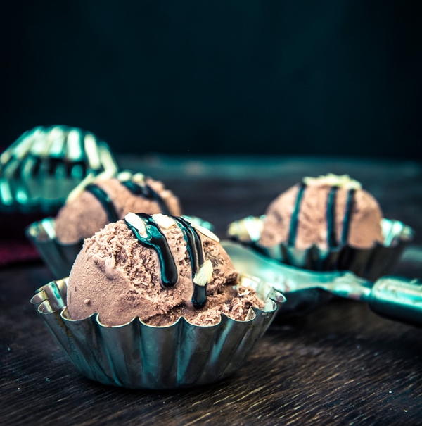 Eggless Chocolate Hazelnut Ice Cream Eggless Chocolate Hazelnut Ice Cream