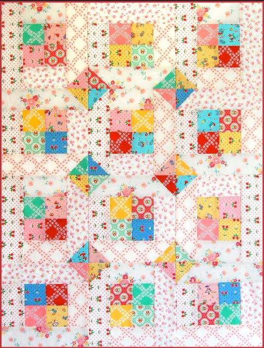 Two Happy Bed and Baby Quilt Pattern Two Happy Bed and Baby Quilt Pattern