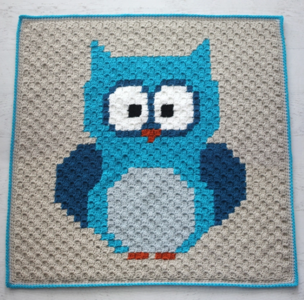 Owls Wisdom Crochet Baby Blanket Pattern Owls Wisdom Crochet Baby Blanket Pattern