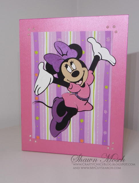 Charming Minnie Mouse Card Charming Minnie Mouse Card