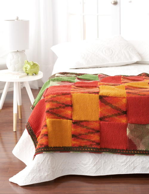 Shades of Amber Tunisian Afghan Shades of Amber Tunisian Afghan