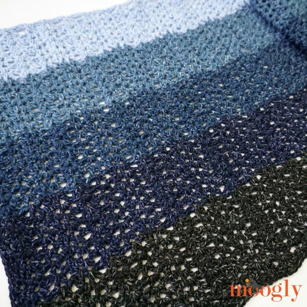 Denim Ombre Wrap Denim Ombre Wrap